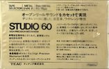 Compact Cassette Teac STUDIO 60 "/60G" Type IV Metal 1984 Japan