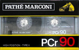 Compact Cassette Pathé Marconi PCr 90 Type II Chrome France