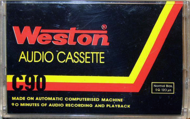 Compact Cassette Weston 90 "White" Type I Normal India