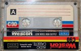 Compact Cassette Weston 90 "White" Type I Normal India