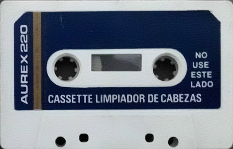 Compact Cassette Aurex 220 Cleaning Cassette 1978 Latin America