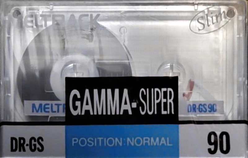 Compact Cassette Meltrack DR-GS 90 "GAMMA-SUPER" Type I Normal India