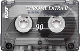 Compact Cassette BASF Chrome Extra II 90 Type II Chrome 1993 Europe