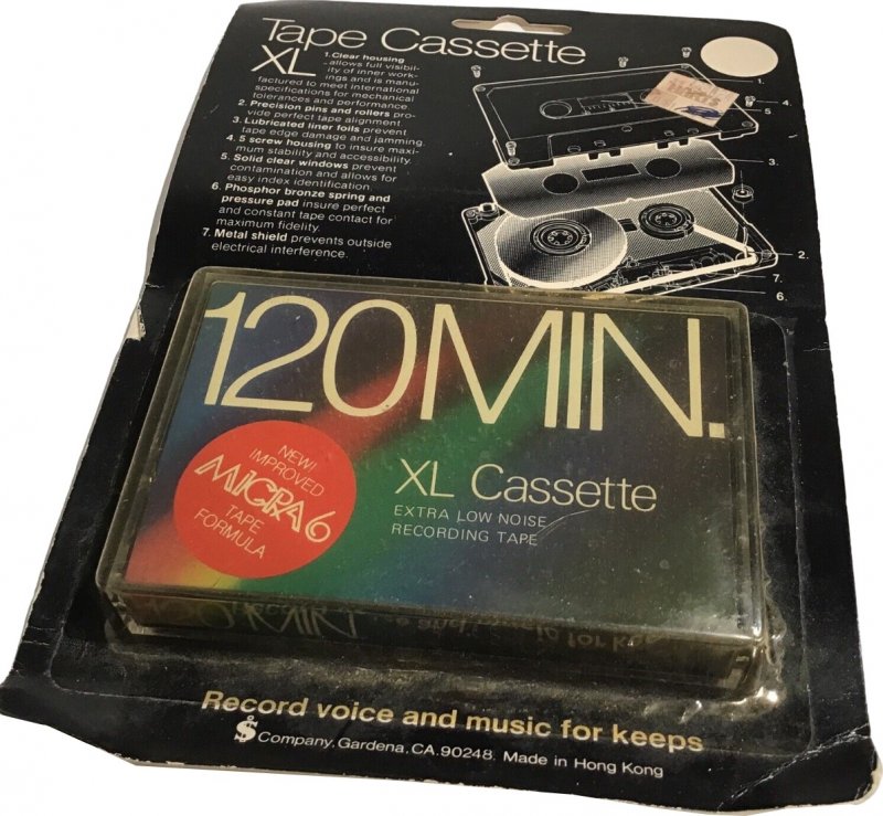 Blister Inter Magnetics XL 120 Type I Normal 1987 USA