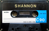 Compact Cassette Shannon 90 Type I Normal 1979 Hong Kong