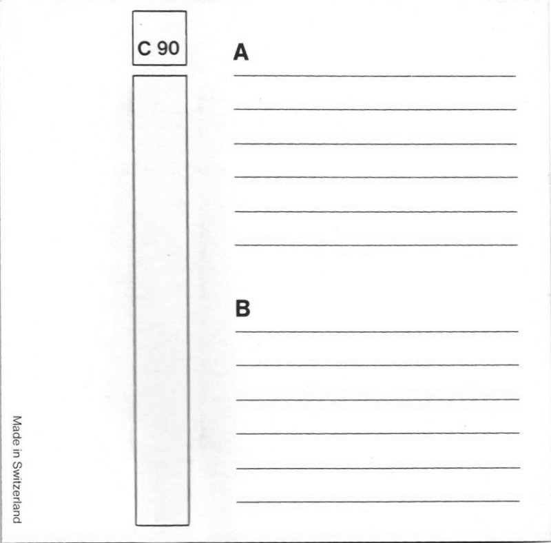 Compact Cassette Crown / Crown Radio Corporation 90 Type I Normal 1979 Europe