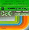 Compact Cassette Crown / Crown Radio Corporation 90 Type I Normal 1979 Europe