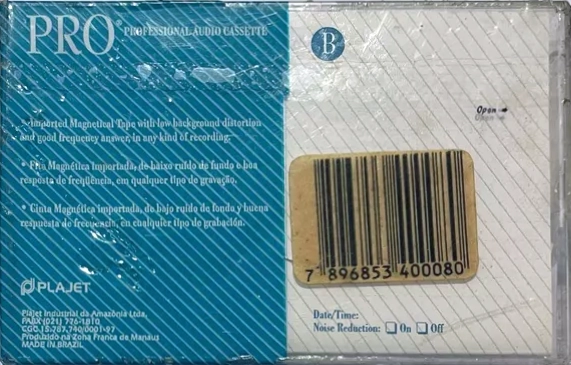 Compact Cassette Plajet Pro 46 Type I Normal Latin America