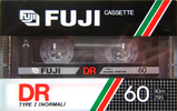 Compact Cassette Fuji DR 60 Type I Normal 1987 North America