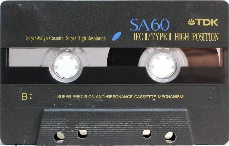 Compact Cassette TDK SA 60 "SA-60ET" Type II Chrome 1992 Europe