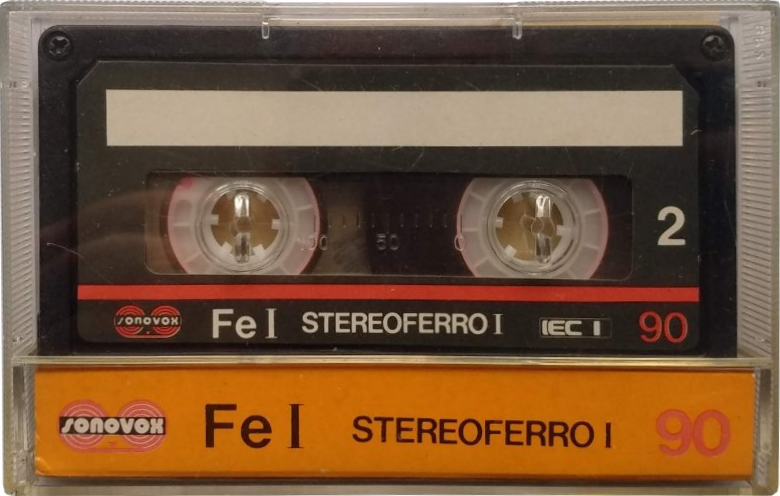 Compact Cassette Sonovox Fe I 90 "Stereoferro I" Type I Normal 1983 Portugal