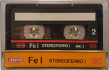 Compact Cassette Sonovox Fe I 90 "Stereoferro I" Type I Normal 1983 Portugal