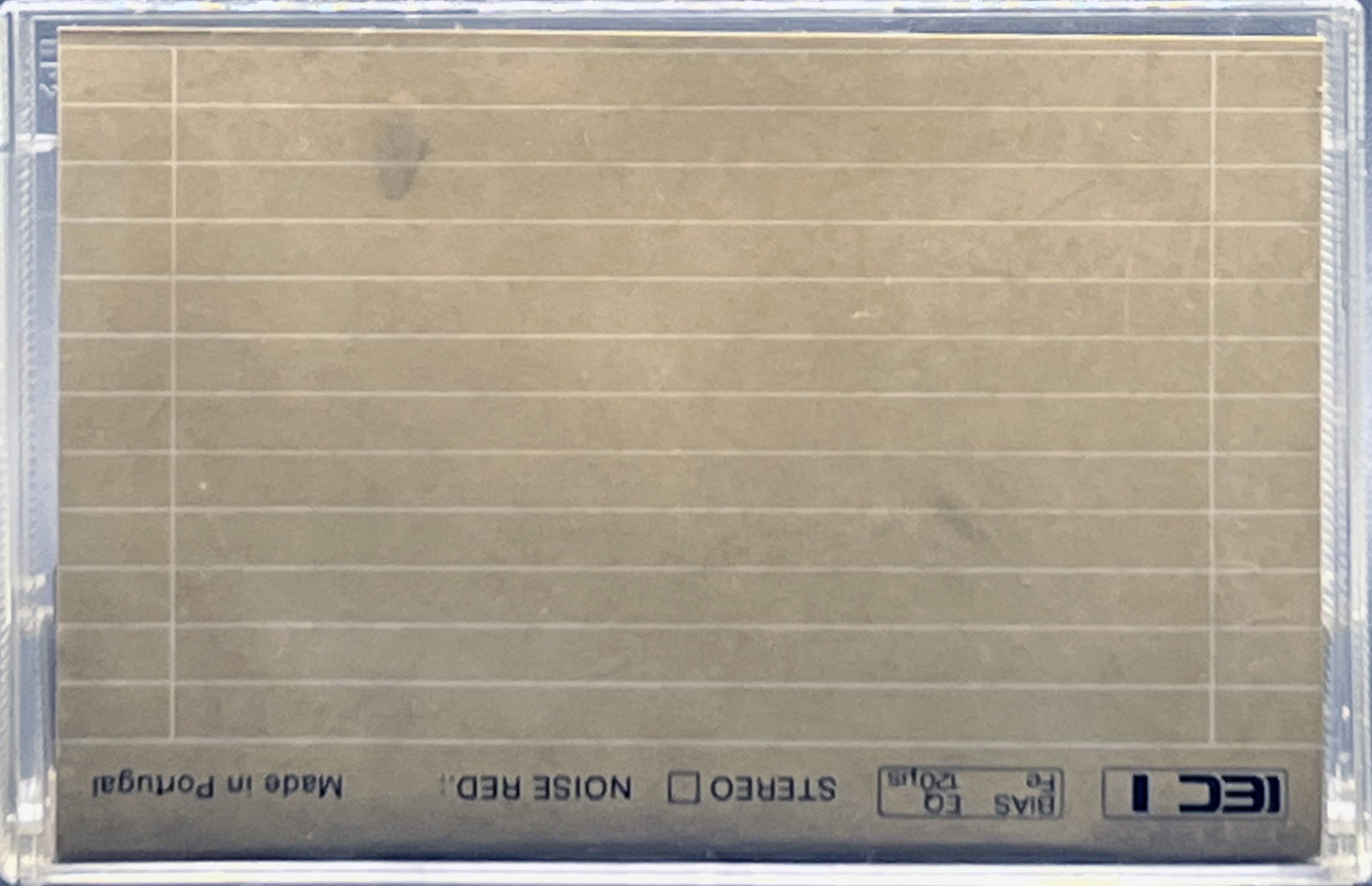 Compact Cassette Sonovox Fe I 90 "Stereoferro I" Type I Normal 1983 Portugal