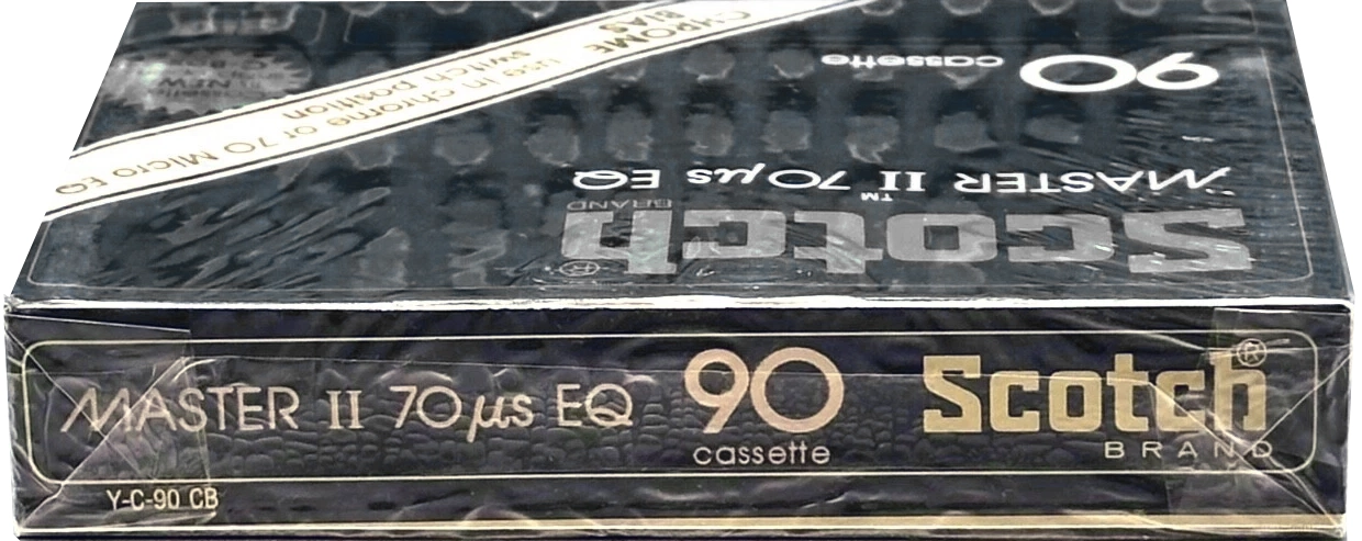 Compact Cassette Scotch Master II 90 Type II Chrome 1977 USA