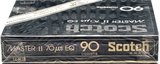 Compact Cassette Scotch Master II 90 Type II Chrome 1977 USA
