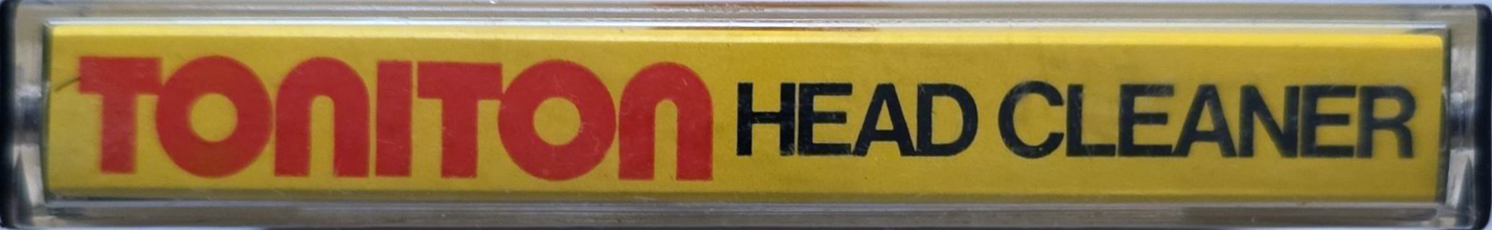 Compact Cassette Toniton Cleaning Cassette 1970 Sweden