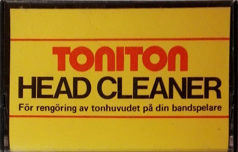 Compact Cassette Toniton Cleaning Cassette 1970 Sweden