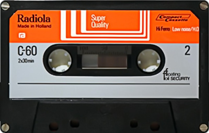 Compact Cassette Radiola Super Quality 60 Type I Normal 1975 Europe