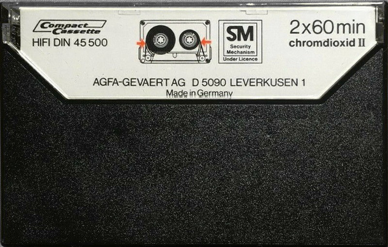 Compact Cassette AGFA Stereochrom 120 Type II Chrome 1979 Europe