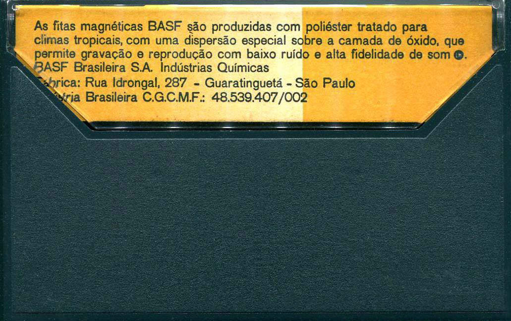 Compact Cassette BASF LH 46 "Basfita" Type I Normal 1973 Brazil