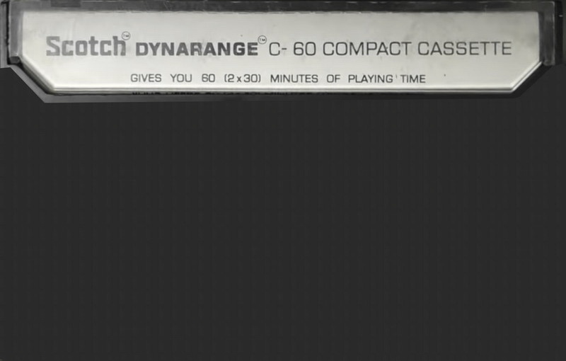 Compact Cassette Scotch Dynarange 60 Type I Normal 1971 Europe