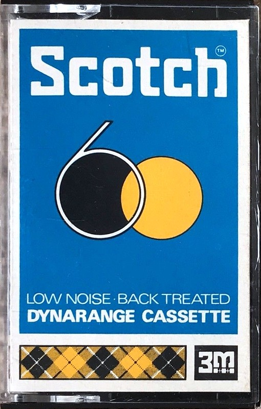 Compact Cassette Scotch Dynarange 60 Type I Normal 1971 Europe