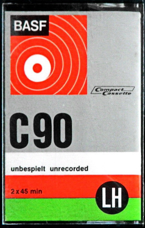 Compact Cassette BASF LH 90 Type I Normal 1971 Europe