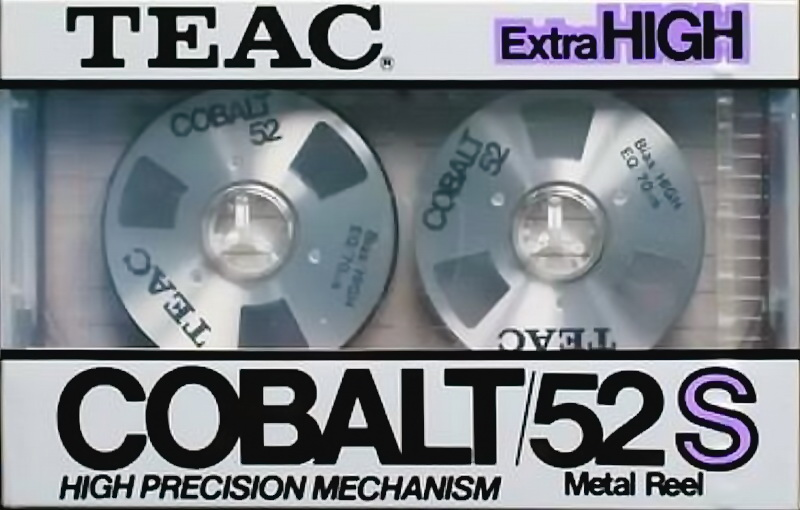 Compact Cassette Teac COBALT 52 "52S" Type II Chrome 1984 Japan