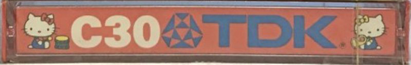 Compact Cassette TDK 30 "Hello Kitty C30-C 300JXJZ" Type I Normal 1978 Japan