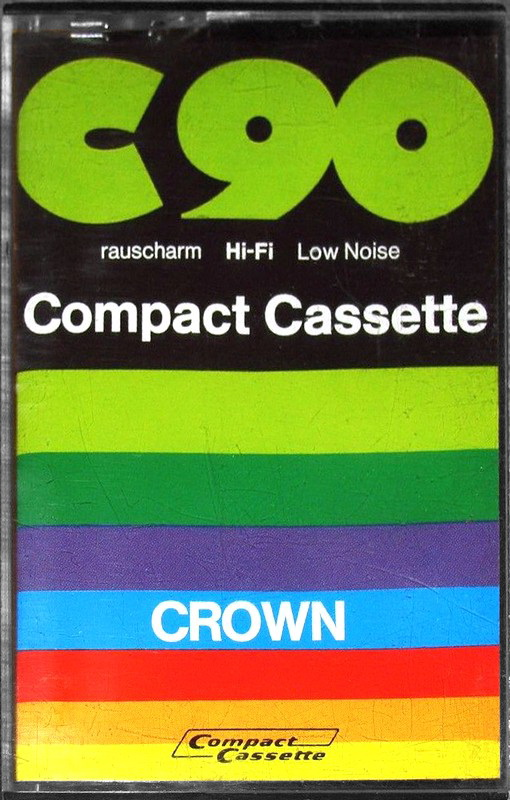 Compact Cassette Crown / Crown Radio Corporation 90 Type I Normal 1979 Europe