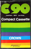 Compact Cassette Crown / Crown Radio Corporation 90 Type I Normal 1979 Europe