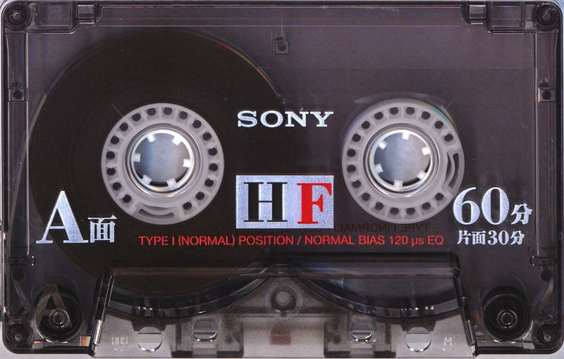 Compact Cassette Sony HF 60 "C-60HFA" Type I Normal 1998 Japan