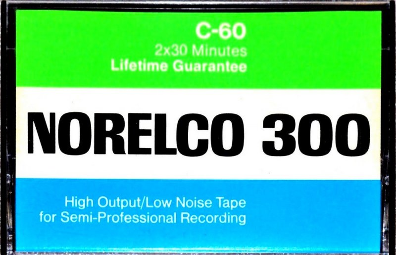 Compact Cassette Norelco 300 60 Type I Normal 1971 USA