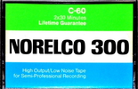 Compact Cassette Norelco 300 60 Type I Normal 1971 USA