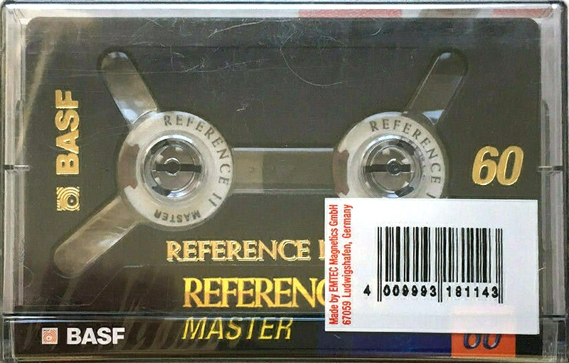 Compact Cassette BASF Reference II Master 60 Type II Chrome 1995 Europe