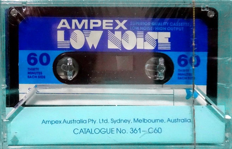 Compact Cassette Ampex 60 Type I Normal 1973 Australia
