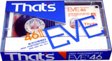 Compact Cassette Thats EVE 46 Type II Chrome 1986 Japan