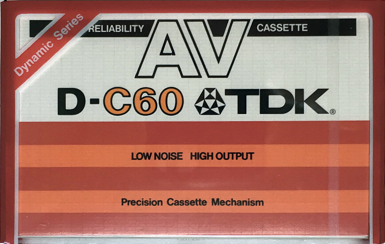 Compact Cassette TDK AV 60 Type I Normal 1979 Europe, USA