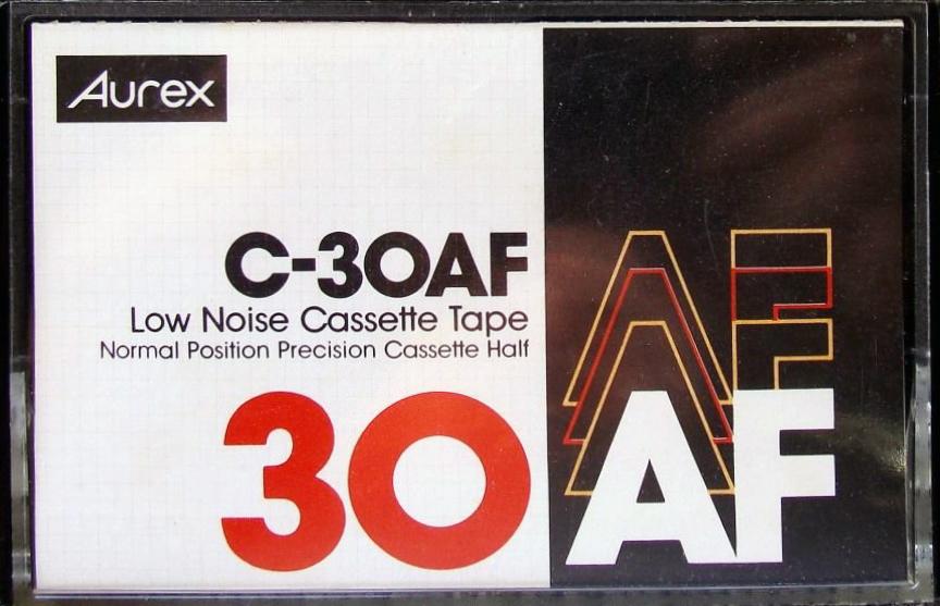 Compact Cassette Aurex AF 30 Type I Normal 1980 Japan