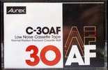 Compact Cassette Aurex AF 30 Type I Normal 1980 Japan