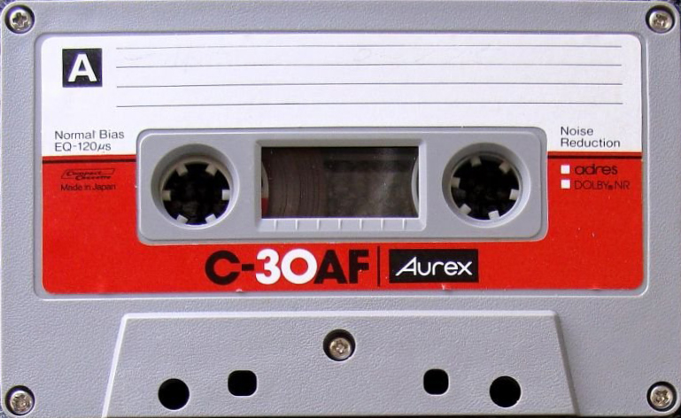 Compact Cassette Aurex AF 30 Type I Normal 1980 Japan