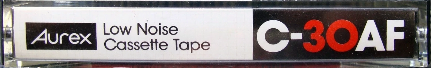 Compact Cassette Aurex AF 30 Type I Normal 1980 Japan