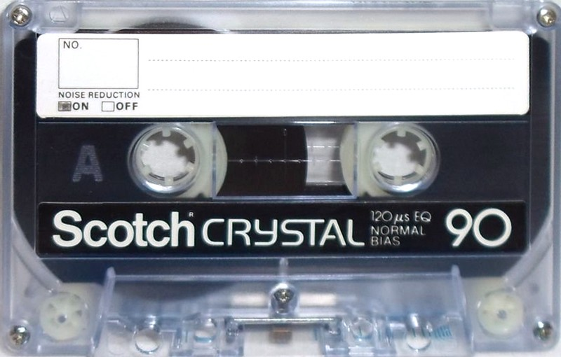 Compact Cassette Scotch Crystal 90 Type I Normal 1981 Japan