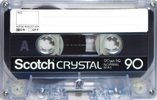 Compact Cassette Scotch Crystal 90 Type I Normal 1981 Japan