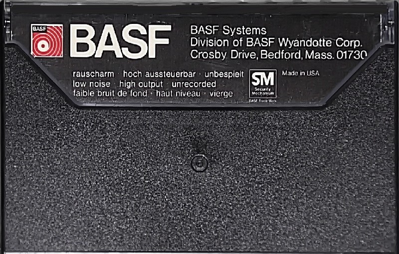 Compact Cassette BASF LH 90 Type I Normal 1977 USA