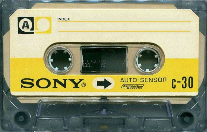 Compact Cassette Sony 30 Type I Normal 1972 Japan