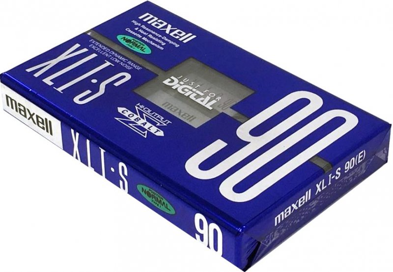 Compact Cassette Maxell XLI-S 90 "XLI-S 90(E)" Type I Normal 1995 Japan