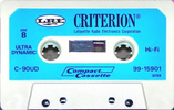 Compact Cassette Lafayette/LRE Criterion 90 "99-15901" Type I Normal USA