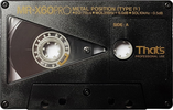 Compact Cassette Thats MR-X Pro 60 Type IV Metal 1987 Europe