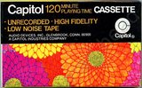 Compact Cassette Capitol Psychedelic Flowers Design 120 Type I Normal 1970 USA